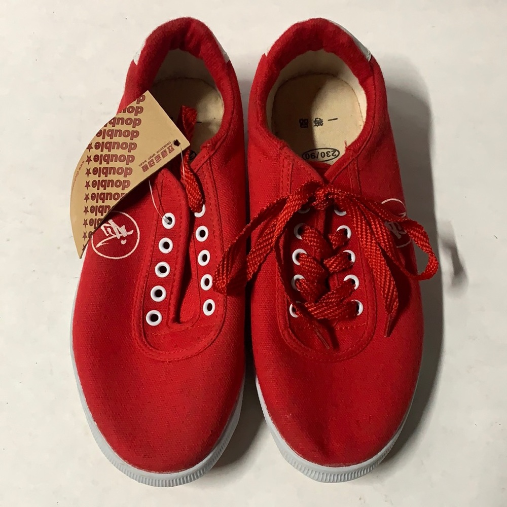 Red Canvas Sneakers